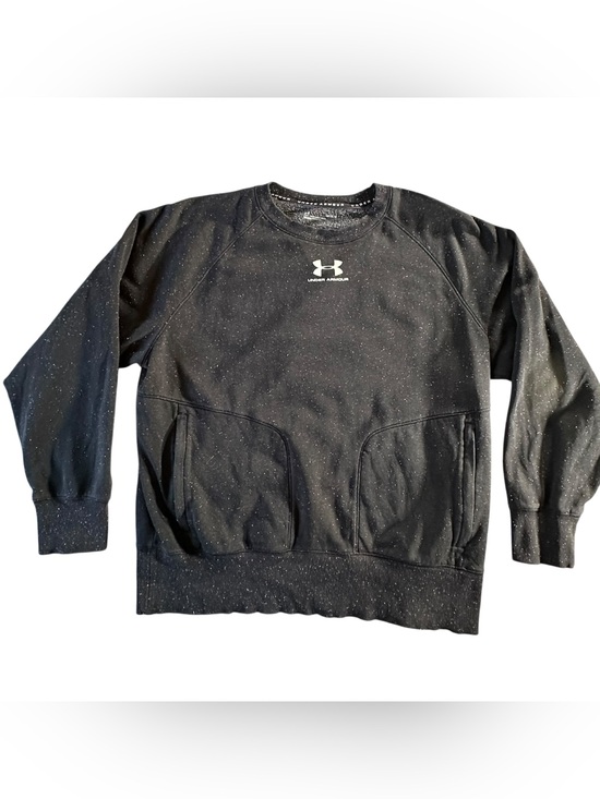 Under Armour Other - Under Armour Men’s Black Crewneck Sweatshirt with Speckled Detail Large